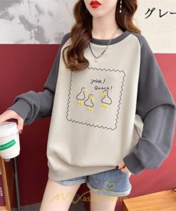 パーカー | トレーナー Tシャツ ロングT レディース 長袖 切り替え 秋 冬 アウトドア スポーツ 着痩せ 可愛い 大きいサイズ 体型カバー 20代30代40代50代