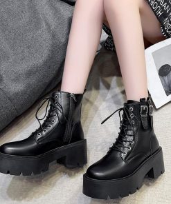 ショートブーツ | レースアップショートブーツストームブーツ