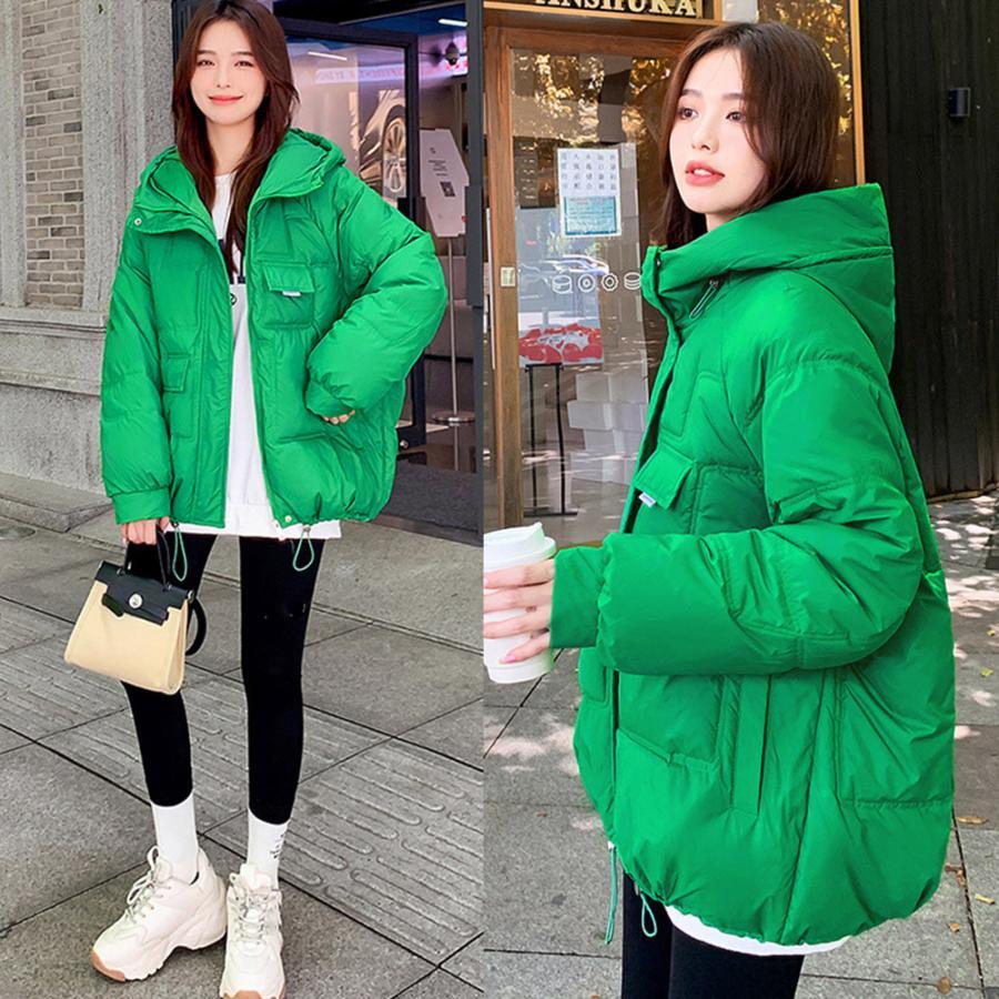 ジャケット・ブルゾン | 中綿フェイクダウンジャケット フード付き