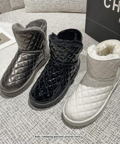 ブーツ | ムートンレディース 靴 スノーシューズ ショート裏ボア 裏起毛 秋冬 防寒 シューズ あったか 歩きやすい 20代30代40代50代