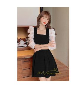 ミディアム | ワンピース レディース きれいめ フォーマルワンピース 結婚式 ドレス 二次会 膝丈ワンピース 40代 カジュアル ナチュラル お出かけ レトロ風 韓国ファッション