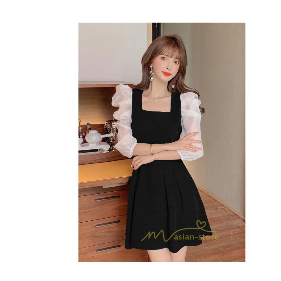 ミディアム | ワンピース レディース きれいめ フォーマルワンピース 結婚式 ドレス 二次会 膝丈ワンピース 40代 カジュアル ナチュラル お出かけ レトロ風 韓国ファッション