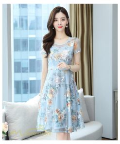 ミディアム | ワンピース レディース 半袖 膝丈 ミディアムワンピース 花柄 きれいめ おしゃれ カジュアル 大きいサイズ お出かけ 40代 フェミニン 上品 エレガント 30代
