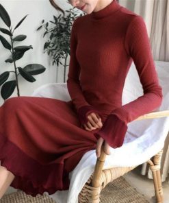 ワンピース | ニットロング レディース秋冬