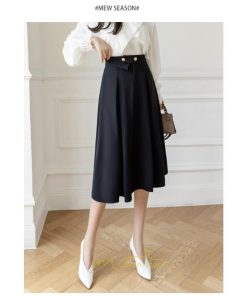 スカート | フレア フレアロングミモレ丈 ロング丈 秋 冬 秋冬 ナチュラル Aライン 大人可愛い エレガント 通勤 フェミニン 通学 上品