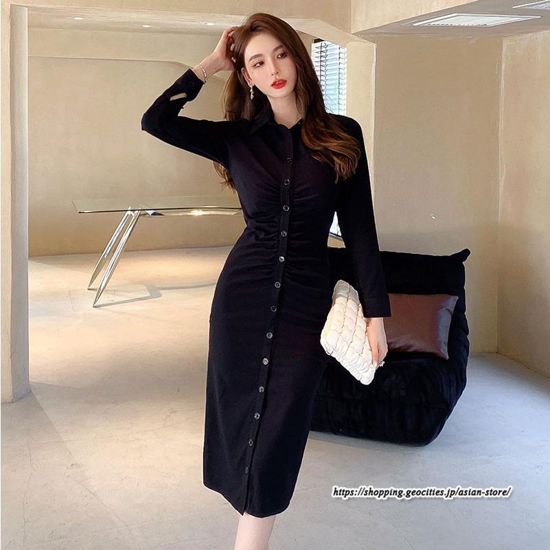 タイト | セクシーワンピース 二次会ワンピース 上品 高級感 ワンピース 長袖 タイトワンピース スリム 美ライン 通勤 結婚式 オフィス お呼ばれワンピース フォーマル