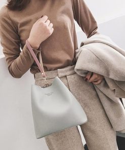 ショルダーバッグ | バケツバッグ レディース バイカラー