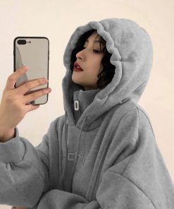 パーカ | 体型カバー オーバーサイズ レディース ロゴ フード付きパーカー トップス 裏起毛 トレーナー ロング丈 カジュアル