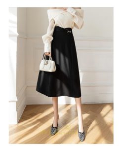 スカート | ロング 秋 秋服 レディース ボトムス ロングフレア Aライン キレイめ オシャレ フェミニン 可愛い 着痩せ 通学 お出かけ 新作 OL 通勤