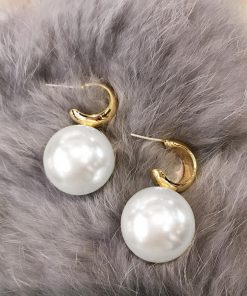 その他アクセサリー | 大粒パールピアス レディース 上品耳飾り