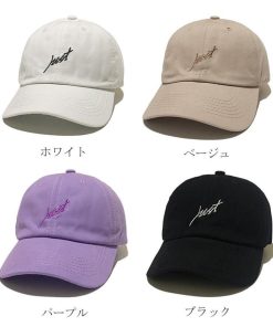 帽子 | ぼうし 刺しゅう入り ベーシック 小顔 おしゃれ レディース キャップ
