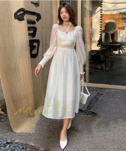 マキシ | ワンピース レディース 夏 40代 きれいめ 膝丈ワンピース 長袖 ワンピ フリル ロング丈ワンピ オシャレ 着痩せ 新作 カジュアル 上品 エレガント お出かけ