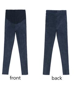 マタニティ | レギンス デニム パンツ ズボン おしゃれ 妊婦服 ジーンズ スキニーデニム ストレッチ ジーパン 妊婦 妊娠 脚長 中期 美脚 産後 初期 トレンド