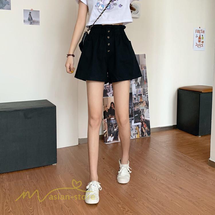 ショートパンツ | レディース サマーパンツ 夏コーデ 新作 おしゃれ ハイウエスト 無地 きれいめ 女性着 アウトドア ゆったり お出かけ パンツ ワイドパンツ 日常