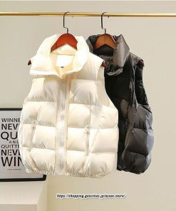 コート・ジャケット | 中綿ベスト レディース ダウンベスト 痩せ着 シンプル ショート丈 ダウンコート 秋 冬 アウター おしゃれ 暖かい 2022新作 大きいサイズ 防寒着