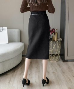 タイトスカート | ウールライク 韓国 秋冬