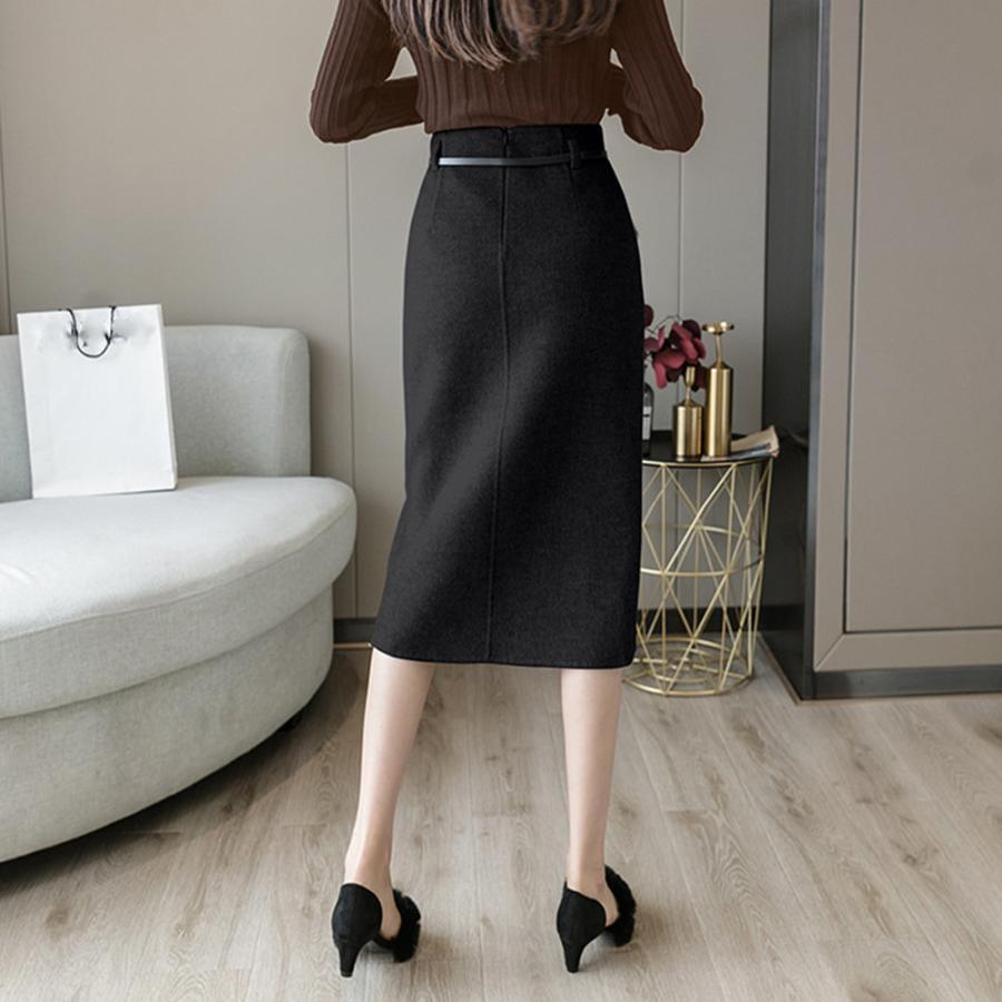 タイトスカート | ウールライク 韓国 秋冬