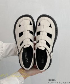 サンダル ミュール | サンダル レディース オフホワイト ブラック 黒 編み込み ストラップ 歩きやすい ぺたんこ おしゃれ 2022 旅行 お出かけ トレンド おでかけ カジュアル