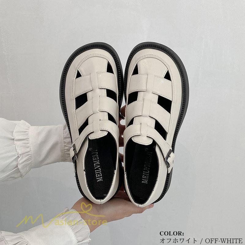 サンダル ミュール | サンダル レディース オフホワイト ブラック 黒 編み込み ストラップ 歩きやすい ぺたんこ おしゃれ 2022 旅行 お出かけ トレンド おでかけ カジュアル