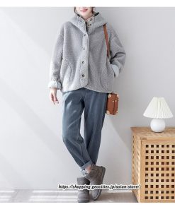 コート・ジャケット | ボアジャケット レディース 秋冬 アウター コート ジャケット ボア 暖かい ふわふわ 厚手 フード付き 長袖 可愛い 送料無料 トップス 無地 大人 30代 20代