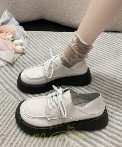ローファー | レディース 学生靴ひも 編み上げ 厚底 コスプレ 学生靴 通学 疲れにくい 歩きやすい おしゃれ 痛くない 10代20代30代40代