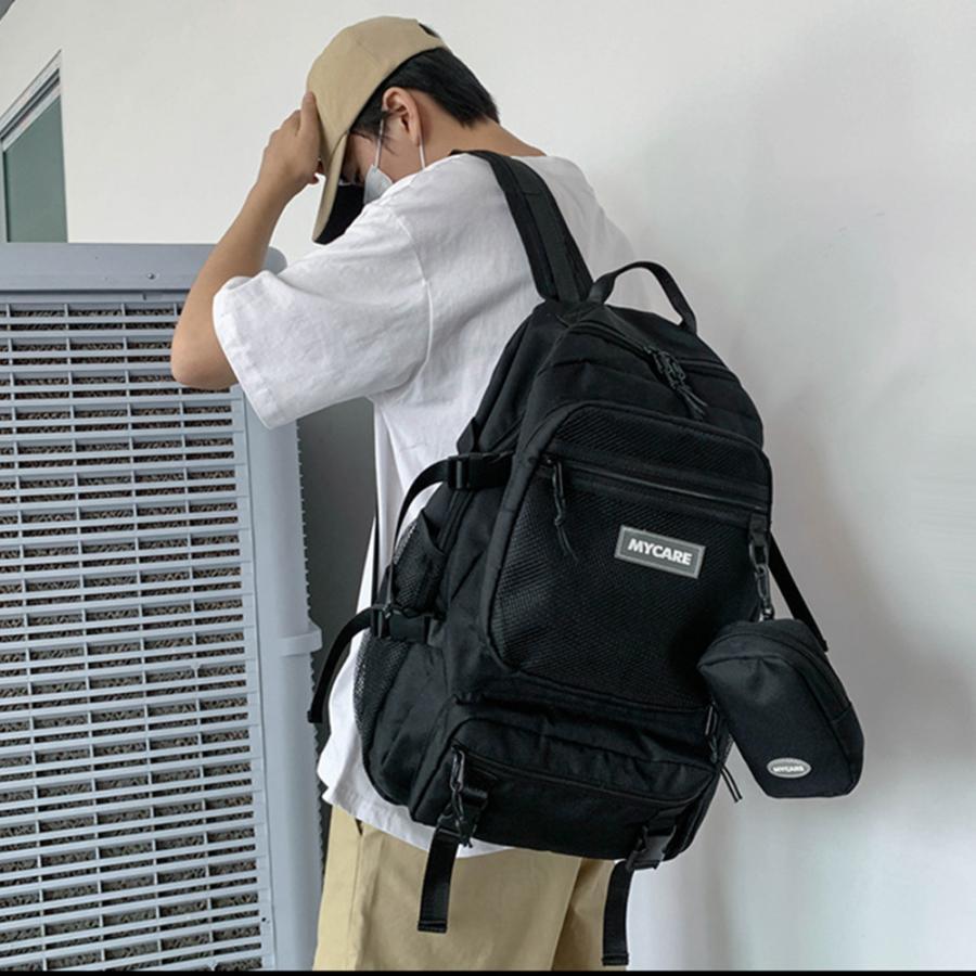 リュック | リュックサック 男女兼用 ポーチ付き通学