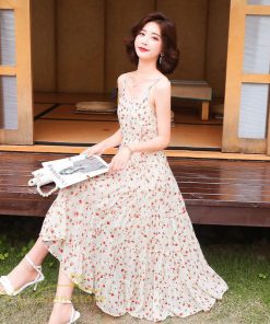 マキシ | ワンピース レディース キャミワンピース ロング丈 花柄 きれいめ サマーワンピース 上品 着痩せ 夏 春 30代 50代 Aラインワンピース 40代 通学 通勤