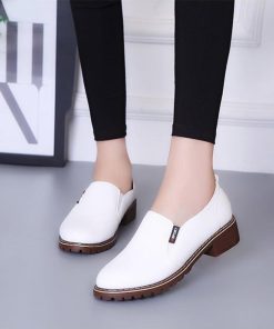 パンプス | オックスフォードシューズ レディース レザー ローファー通勤 ヒール パンプス