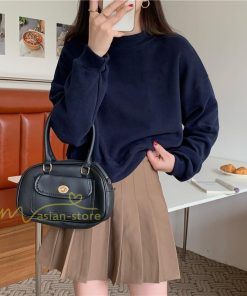 パーカー | 長袖トレーナー レディース トップス 無地 可愛い トレーナー 新作 長袖 スウェット モックネック ハイネック 秋冬 お出かけ コーデ カジュアル ゆったり