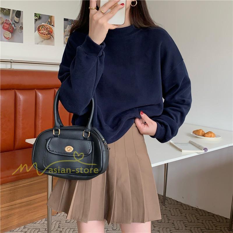 パーカー | 長袖トレーナー レディース トップス 無地 可愛い トレーナー 新作 長袖 スウェット モックネック ハイネック 秋冬 お出かけ コーデ カジュアル ゆったり