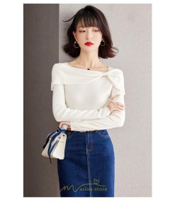 シャツ・ブラウス | ブラウス シャツ レディース 40代 上品 ニット きれいめ 通勤 OL ビジネス ゆったり 2022新作 フォーマル フェミニン エレガント 上品 蝶結び 高級感