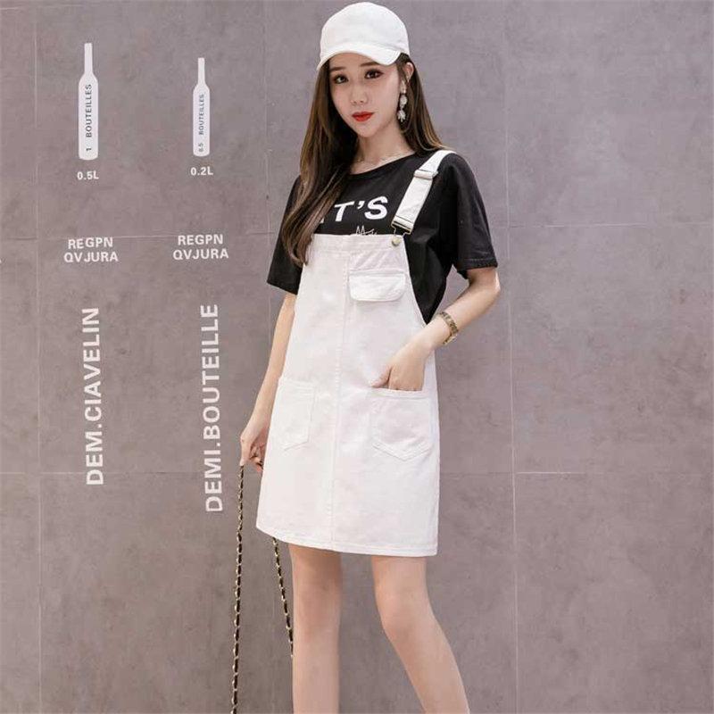 オーバーオール サロペット | ショートスカート オーバーオールスカート オールインワンスカート サロペットスカート デニムスカート ショートデニム 無地 カジュアル ゆったり