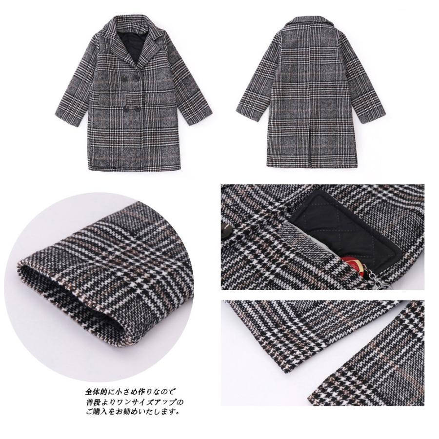 (子供)その他 | 新品 中学生 お出かけ 秋冬 キッズ 長袖 カジュアル 暖かい チェックコート 子供服 裏地付き 可愛い おしゃれ 女の子