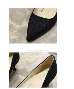 パンプス | レディース 疲れにくい ミドルヒール ポインテッドトゥ カジュアル アウトドア 痛くない 美脚 キラキラ 結婚式 人気 靴 春 宴会 シューズ パーティー