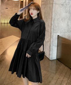 オールインワン | シャツワンピース レディース ワイドフリル