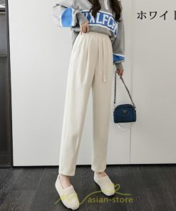 チノ・テーパード・ジョガー・スキニーパン | テーパードパンツ ストレッチ 30代 40代 レディース 楽ちん ウエストゴム 体型カバー オフィス お出掛け 20代 脚長 送料無料 10代 ロング 美脚