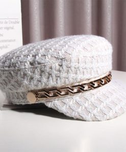 帽子 | ツイード風キャスケット レディース