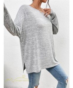 ｔシャツ・カットソー | 長袖Tシャツ レディース 秋物 フェイクTシャツ 切り替え カットソー ロングｔ 無地 肩出し ゆったり キャミソールTシャツ 長袖 Tシャツ 大きいサイズ 女性