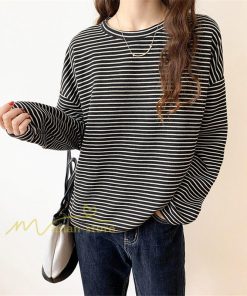 tシャツ・カットソー | Tシャツ レディース トップス 長袖 カットソー ボーダー シンプル ボートネック ストライプ柄 20代30代40代50代 着回し 通勤通学 お出かけ カジュアル 着痩せ