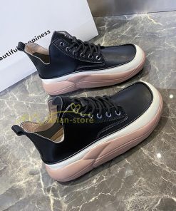 スニーカー | スニーカー レディース レディースシューズ ローカット 靴 厚底 ダッドウォーキングシューズ Pu革 厚底靴 美脚 厚底スニーカー 歩きやすい