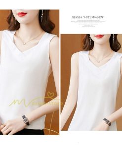 キャミソール タンクトップ | トップス タンクトップ レディース ノースリーブ Vネック Vネックタンク コットン 20代30代40代50代 ママ 母 快適 お出かけ カシュクール インナー カジュアル