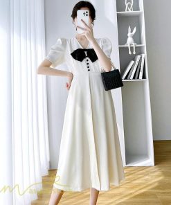 ワンピース | マタニティ妊婦服 フレア 夏新作 サマーマタニティウェア 上品 Aラインゆったり 妊婦 マタニティ シンプル お出かけ 着痩せ