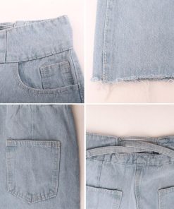 デニム | パンツ ハイウエスト ジーパン ワイドパンツ 薄手 ストレート レディース 切りっぱなし 春夏