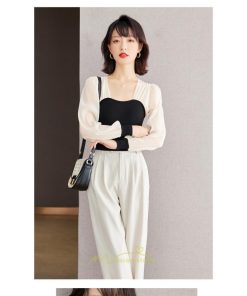 シャツ・ブラウス | ブラウス シャツ 切り替え レディース 春秋  ゆったり 長袖 20代30代40代50代 カジュアル きれいめ オシャレ シフォン 高級感 エレガント フォーマル 通勤