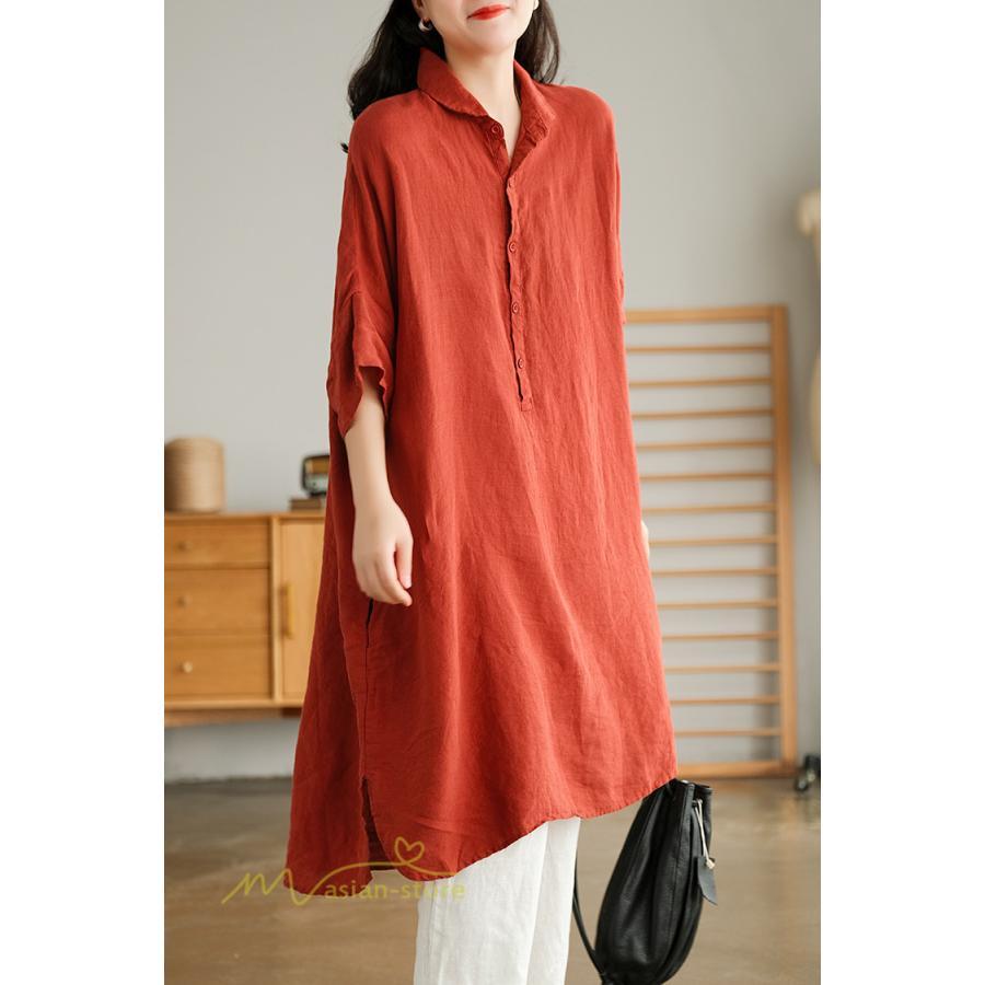 送料無料SALE | ワンピース レディース 夏 カットソー シャツワンピース スカート 麻 綿 大きいサイズ サマー Tシャツ 可愛い 30代 40代 20代 体型カバー ゆったり 送料無料