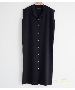 ノースリーブ | ワンピース 夏 春 レディース カジュアル 30代 20代 ロング かわいい マキシ 無地 マキシワンピース ワンピ マキシワンピ 春夏 シンプル ボタン