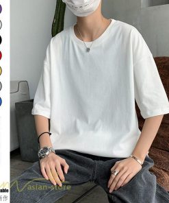 Tシャツ | Tシャツ メンズ 無地 カットソー トップス 半袖 上品 おしゃれ クルーネック カジュアル ゆったり 綿 コットン 7色 おしゃれ 大きいサイズ