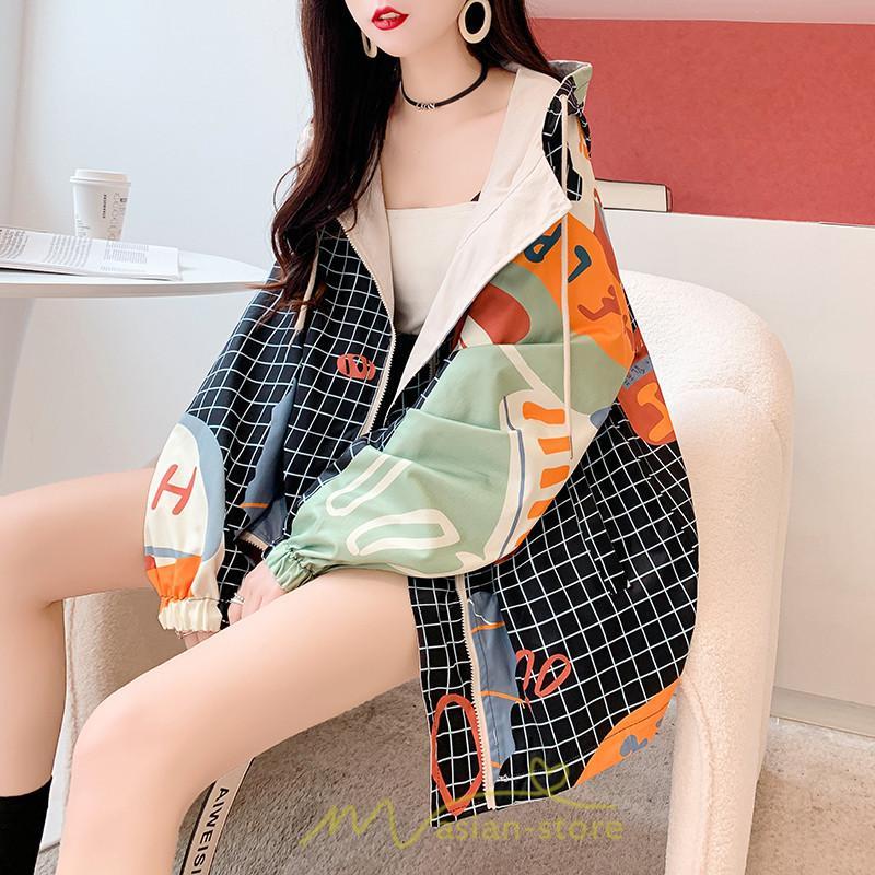 コート・ジャケット | ジャケット パーカー レディース カジュアル フード付き 両面使え コットン ルームウェア 部屋着 お出かけ 20代30代40代50代 通勤 スポーツ 通学 運動