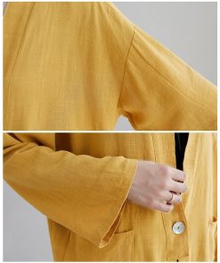 カーディガン | 羽織り レディース 秋服 ライトアウター Vネック 麻綿 無地 20代 30代 春 夏 秋 長袖 カジュアル 40代 50代 秋コーデ 秋かわいい