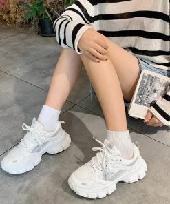 シューズ | 厚底 ダッドスニーカー レディース